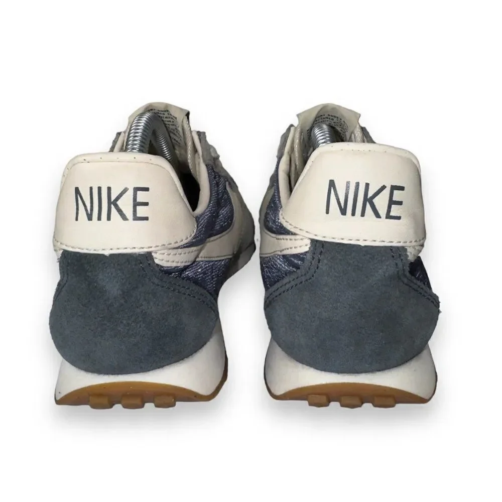 Nike Pre Montreal Racer Casual‎ Suede Sneakers Grey / Blue 555258-008 Women's 6
